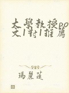 大学教授pop文1对1推荐