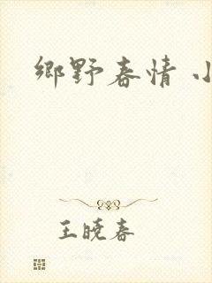 乡野春情 小说