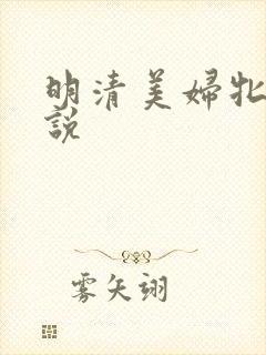 明清美妇牝户小说
