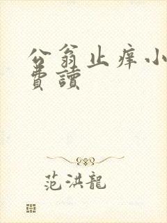 公翁止痒小说免费读