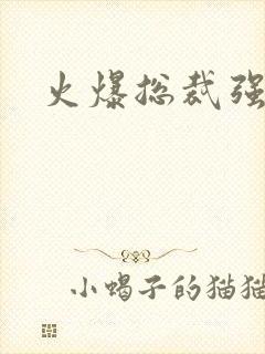 火爆总裁强制爱