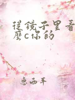 从镜子里看我怎么c你的