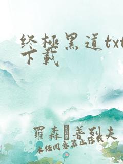 终极黑道txt下载