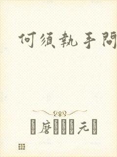 何须执手问年华