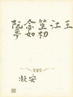 阮念笙江玉楼回梦如初