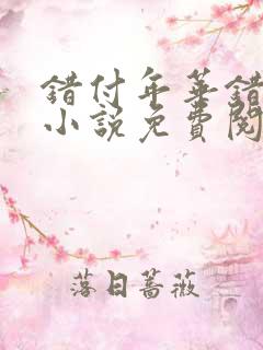 错付年华错付情小说免费阅读