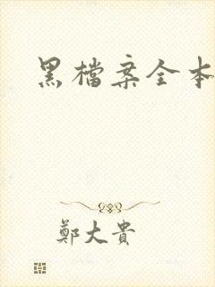 黑档案全本