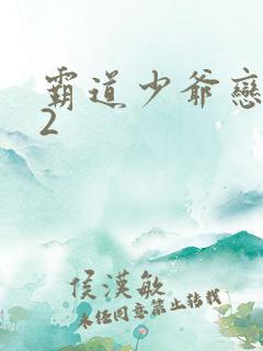 霸道少爷恋上我2