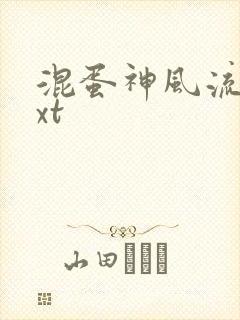 混蛋神风流史txt