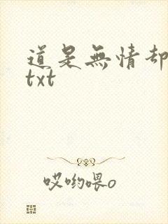 道是无情却有情txt