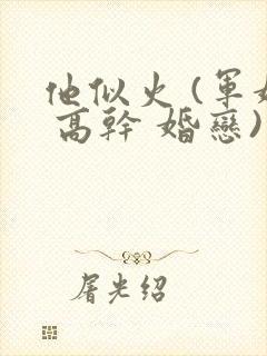 他似火 (军婚 高干 婚恋)