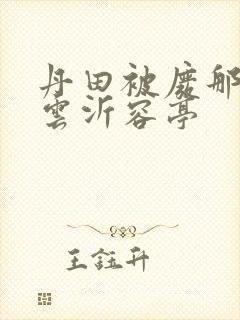 丹田被废那些年云沂容亭