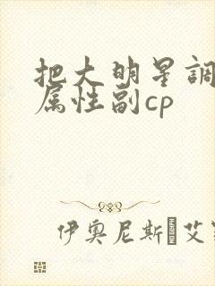 把大明星调成专属性副cp