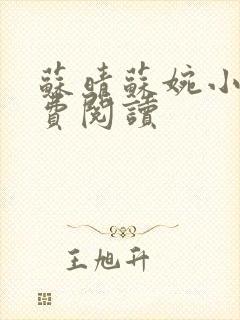 苏晴苏婉小说免费阅读