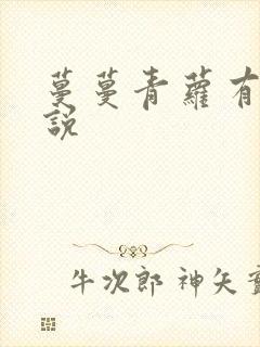 蔓蔓青萝有声小说