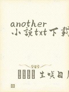 another小说txt下载