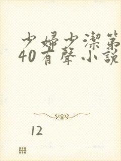 少妇少洁第1一40有声小说