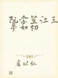 阮念笙江玉楼回梦如初