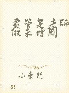 尽管是老师也想做未增删