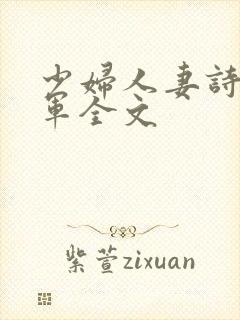 少妇人妻诗雨小军全文