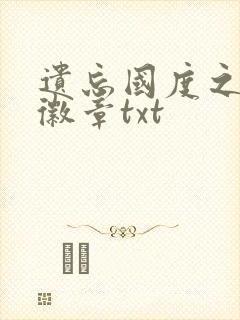 遗忘国度之神秘徽章txt