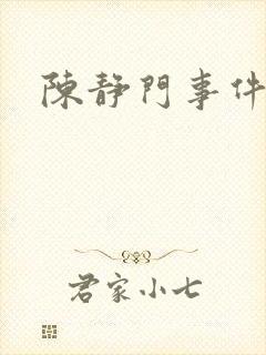 陈静门事件