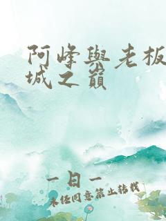 阿峰与老板娘倾城之巅