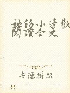 她的小清欢免费阅读全文