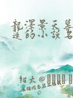 龙泽景天慕容青莲的小说名字