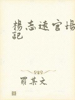 杨志远官场飙升记