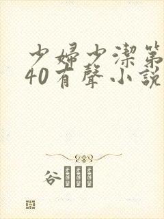 少妇少洁第1一40有声小说