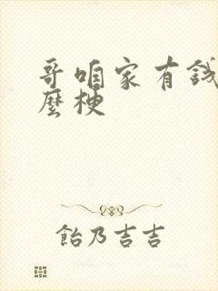 哥咱家有钱了什么梗