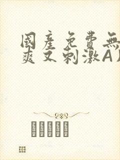 国产免费无码又爽又刺激A片小说