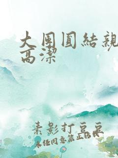 大团圆结亲情会高洁