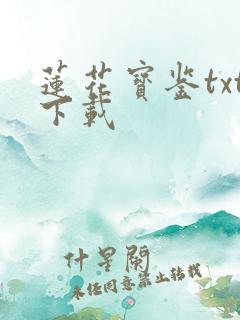 莲花宝鉴txt下载