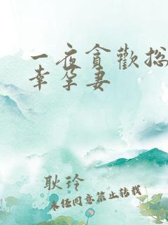 一夜贪欢总裁的幸孕妻