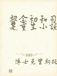 黎念初和司慕城是重生小说