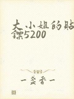 大小姐的贴身保镖5200