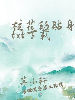 校花的贴身保镖txt下载