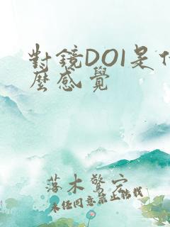 对镜DOI是什么感觉