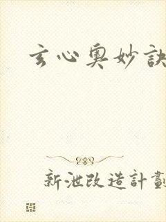 玄心奥妙诀全集