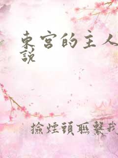 东宫的主人 小说