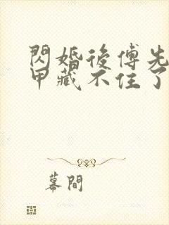 闪婚后傅先生马甲藏不住了免费阅读