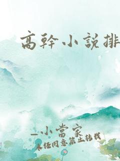 高干小说排行榜