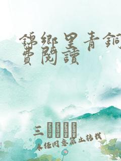 锦乡里青铜穗免费阅读