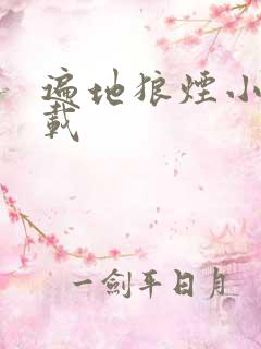 遍地狼烟小说下载