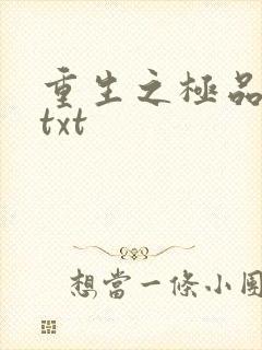 重生之极品公子txt