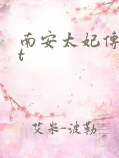 南安太妃传txt