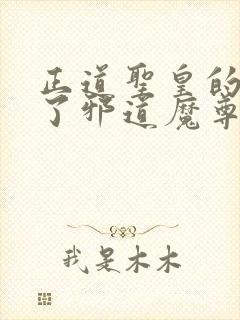 正道圣皇的我娶了邪道魔尊 小说