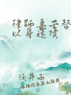 律师妻子替丈夫以身还债